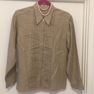 Top/Shirt Classic Tuxedo-Like Italian Made